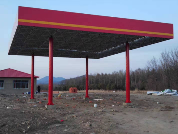 巢湖加油站网架