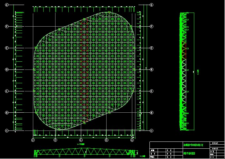 巢湖杭州转塘中学网架设计