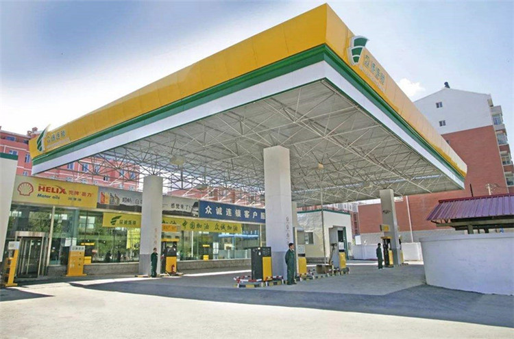 巢湖加气站钢结构网架案例7